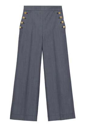 【アナイ/ANAYI】のウールデニムライクマリンパンツ 人気、トレンドファッション・服の通販 founy(ファニー) ファッション Fashion レディースファッション Fashion for Women パンツ Pants & Trousers シャンブレー Chambray, Denim-Like Fabric ツイル Twist, Twisted Detail デニム Denim, Jeans Material ポケット Pocket, Pocket Detail ワイド Wide, Wide Fit |ID:prp329100004092539