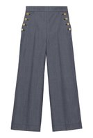 【アナイ/ANAYI】のウールデニムライクマリンパンツ 人気、トレンドファッション・服の通販 founy(ファニー) ファッション Fashion レディースファッション Fashion for Women パンツ Pants & Trousers シャンブレー Chambray, Denim-Like Fabric ツイル Twist, Twisted Detail デニム Denim, Jeans Material ポケット Pocket, Pocket Detail ワイド Wide, Wide Fit |ID:prp329100004092539