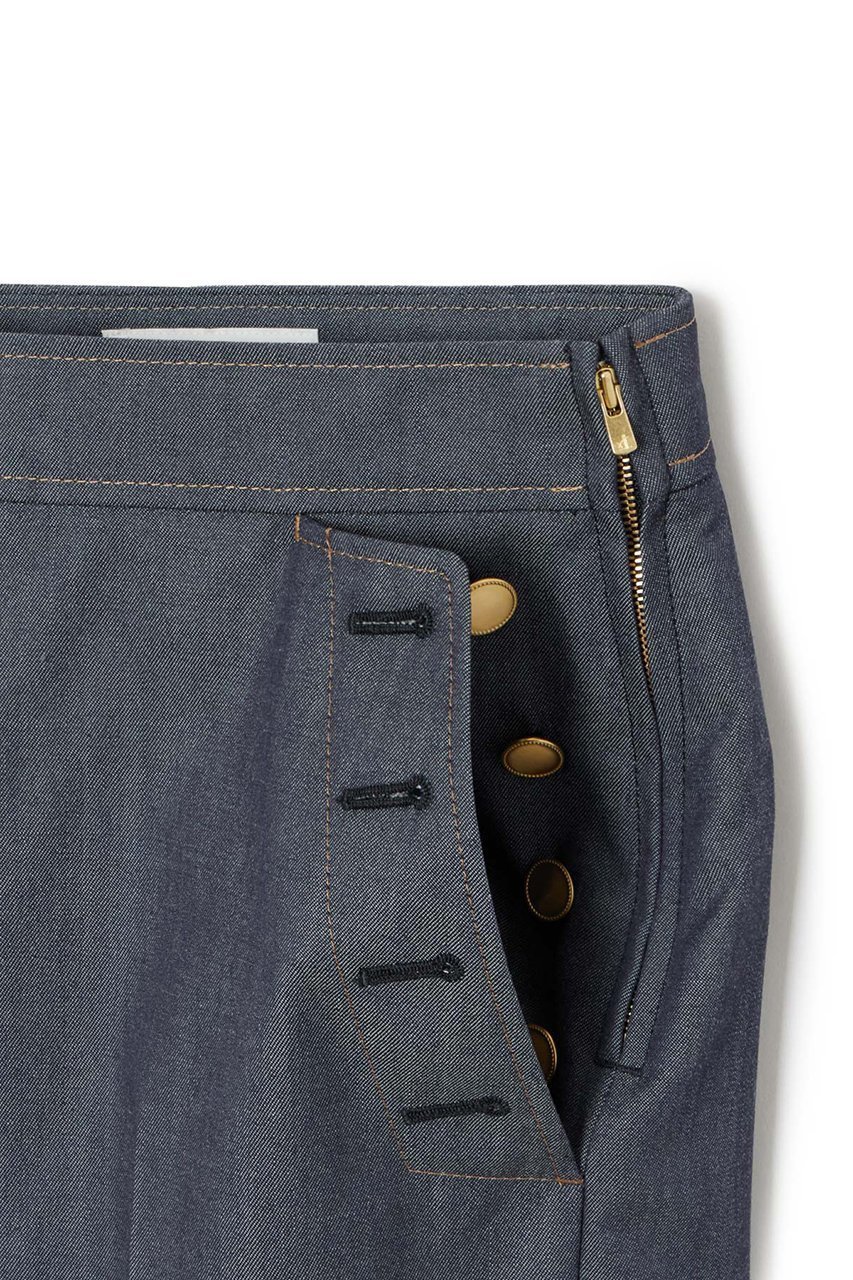 【アナイ/ANAYI】のウールデニムライクマリンパンツ 人気、トレンドファッション・服の通販 founy(ファニー) 　ファッション　Fashion　レディースファッション　Fashion for Women　パンツ　Pants & Trousers　シャンブレー　Chambray, Denim-Like Fabric　ツイル　Twist, Twisted Detail　デニム　Denim, Jeans Material　ポケット　Pocket, Pocket Detail　ワイド　Wide, Wide Fit　other-3|ID: prp329100004092539 ipo3291000000036106757