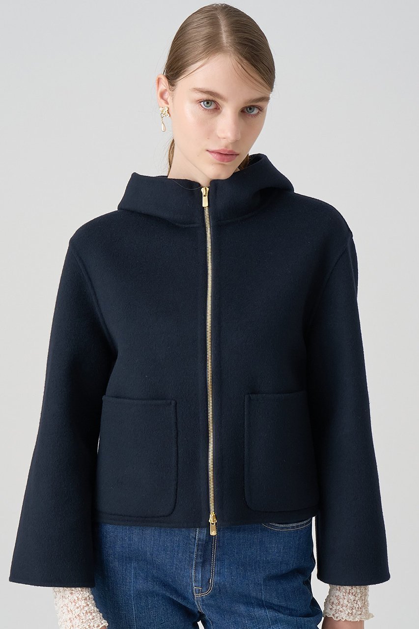【アナイ/ANAYI】のシャルムリバーフードブルゾン 人気、トレンドファッション・服の通販 founy(ファニー) 　ファッション　Fashion　レディースファッション　Fashion for Women　アウター　Coat / Outerwear Collection　レディースジャケット・軽アウター　Jackets　ブルゾンジャケット・スポーティアウター　Blouson Jackets　コンパクト　Compact, Small Size　ジャケット　Jacket, Outerwear　スリーブ　Sleeve, Long Sleeve / Short Sleeve　ブルゾン　Blouson, Bomber Jacket　ポケット　Pocket, Pocket Detail　冬　Winter / This Winter　別注　Limited Edition, Custom Order　秋　Autumn　other-8|ID: prp329100004092543 ipo3291000000033705477