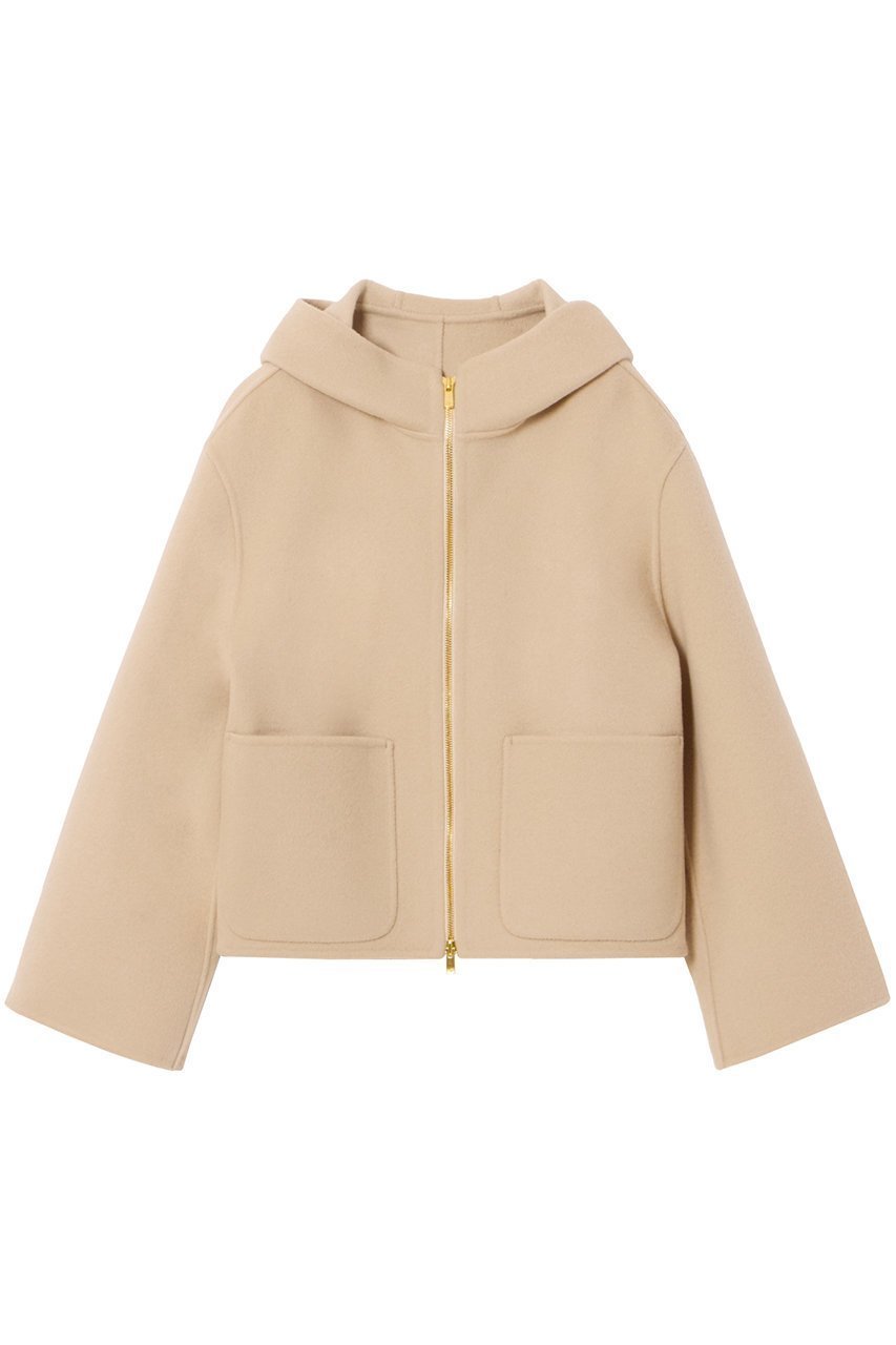 【アナイ/ANAYI】のシャルムリバーフードブルゾン インテリア・キッズ・メンズ・レディースファッション・服の通販 founy(ファニー) 　ファッション　Fashion　レディースファッション　Fashion for Women　アウター　Coat / Outerwear Collection　レディースジャケット・軽アウター　Jackets　ブルゾンジャケット・スポーティアウター　Blouson Jackets　コンパクト　Compact, Small Size　ジャケット　Jacket, Outerwear　スリーブ　Sleeve, Long Sleeve / Short Sleeve　ブルゾン　Blouson, Bomber Jacket　ポケット　Pocket, Pocket Detail　冬　Winter / This Winter　別注　Limited Edition, Custom Order　秋　Autumn　ベージュ|ID: prp329100004092543 ipo3291000000035830442