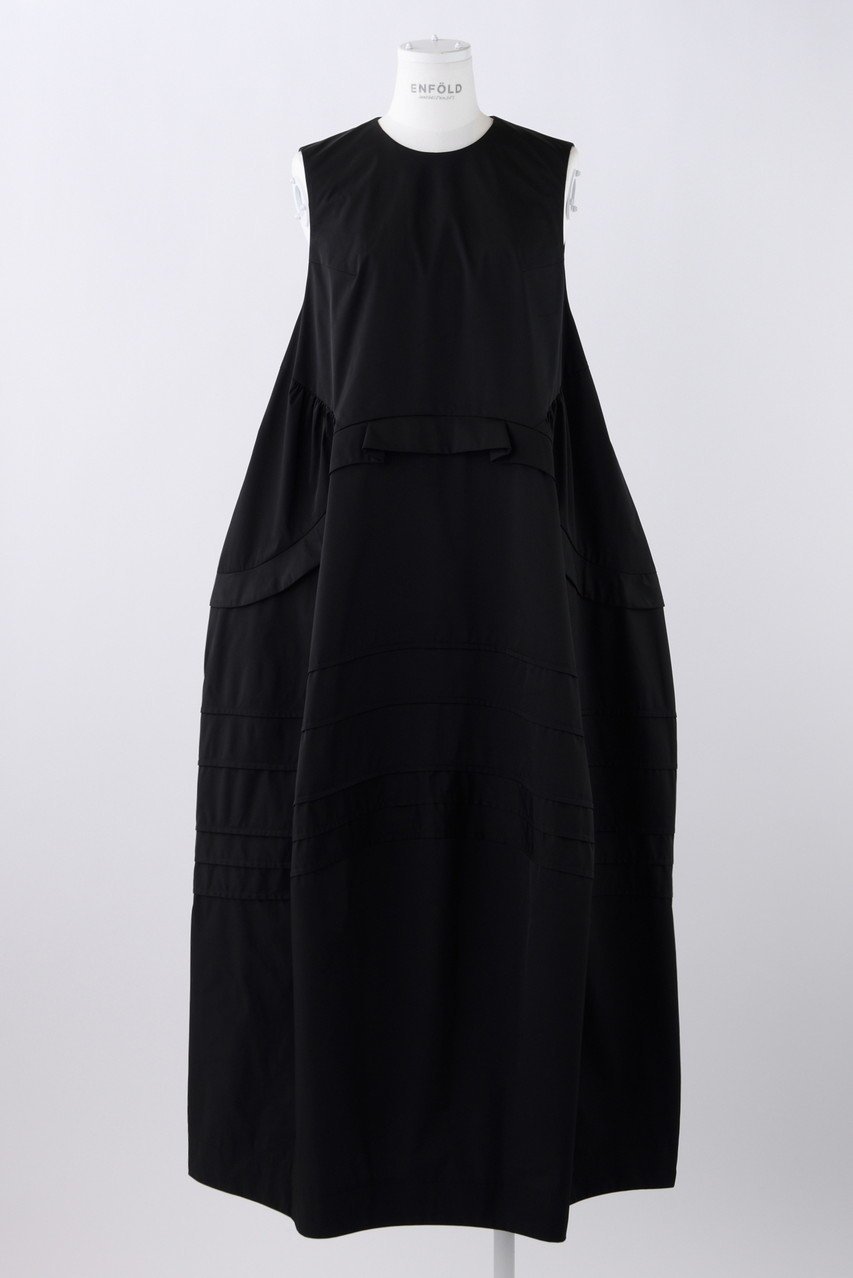 【エンフォルド/ENFOLD】のSOLOTEXツイル タックドレープ DRS 人気、トレンドファッション・服の通販 founy(ファニー) 　ファッション　Fashion　レディースファッション　Fashion for Women　ワンピース　Dresses　チュニック　Tunic Tops & Dresses　チュニック　Tunic, Long Top　ツイル　Twist, Twisted Detail　ドレス　Dress, One-Piece　パターン　Pattern, Design Print　ロング　Long, Long-Length　 other-1|ID: prp329100004093570 ipo3291000000035737886