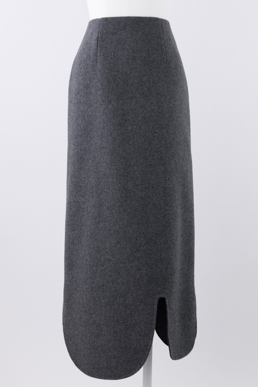 【エンフォルド/ENFOLD】のメルトン リバーSK/スカート 人気、トレンドファッション・服の通販 founy(ファニー) ファッション Fashion レディースファッション Fashion for Women スカート Skirts ロングスカート Long Skirts / Maxi & Midi Skirts シンプル Simple, Minimal メルトン Melton, Heavy Wool ロング Long, Long-Length 定番 Standard, Basic Item other-1|ID: prp329100004093572 ipo3291000000036563255