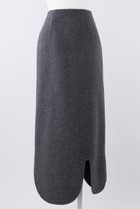 【エンフォルド/ENFOLD】のメルトン リバーSK/スカート 人気、トレンドファッション・服の通販 founy(ファニー) ファッション Fashion レディースファッション Fashion for Women スカート Skirts ロングスカート Long Skirts / Maxi & Midi Skirts シンプル Simple, Minimal メルトン Melton, Heavy Wool ロング Long, Long-Length 定番 Standard, Basic Item thumbnail チャコールグレー|ID: prp329100004093572 ipo3291000000036563256