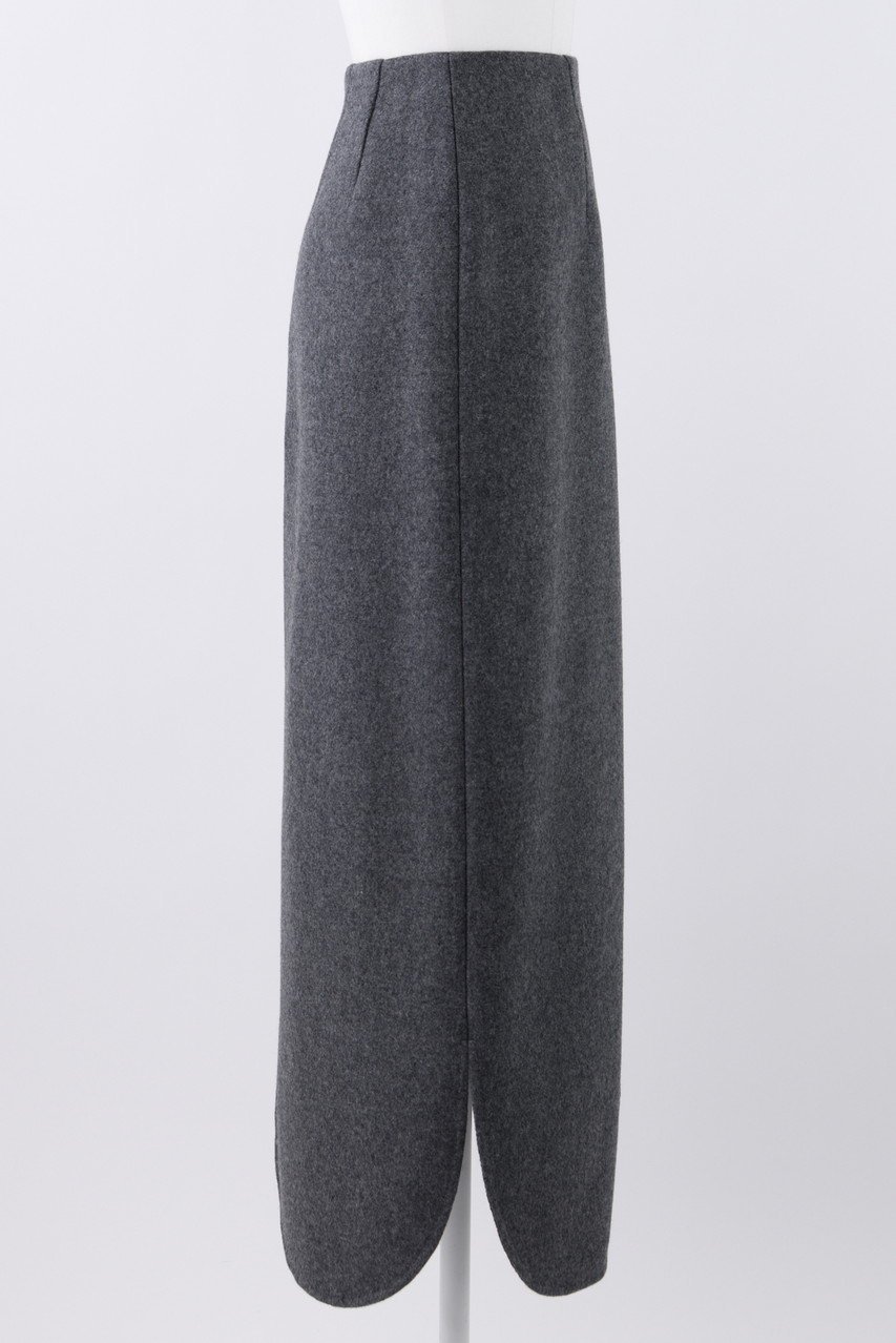 【エンフォルド/ENFOLD】のメルトン リバーSK/スカート 人気、トレンドファッション・服の通販 founy(ファニー) ファッション Fashion レディースファッション Fashion for Women スカート Skirts ロングスカート Long Skirts / Maxi & Midi Skirts シンプル Simple, Minimal メルトン Melton, Heavy Wool ロング Long, Long-Length 定番 Standard, Basic Item other-4|ID: prp329100004093572 ipo3291000000036563260