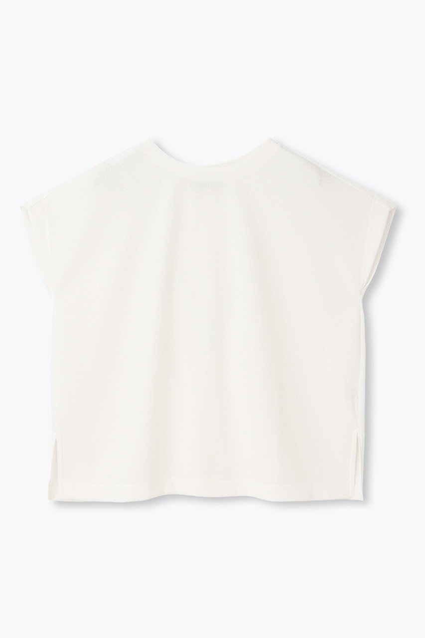 【レリル/lelill】の【UVカット】【吸湿速乾】ハイテクワッフル ワイドT インテリア・キッズ・メンズ・レディースファッション・服の通販 founy(ファニー) 　ファッション　Fashion　レディースファッション　Fashion for Women　トップス・カットソー　Cut & Sew Tops　シャツ・ブラウス・オフィスカジュアル　Elegant Blouses & Button-Ups　ロングTシャツ・Tシャツ　Longline T-Shirts & Tees　カットソー・ベーシックTシャツ　Cut-and-Sewn Tops / Stretch Tees & Basics　ショート　Short, Short Length　スリーブ　Sleeve, Long Sleeve / Short Sleeve　ワイド　Wide, Wide Fit　ワッフル　Waffle, Waffle Knit　夏　Summer　定番　Standard, Basic Item　オフホワイト|ID: prp329100004093574 ipo3291000000036652531