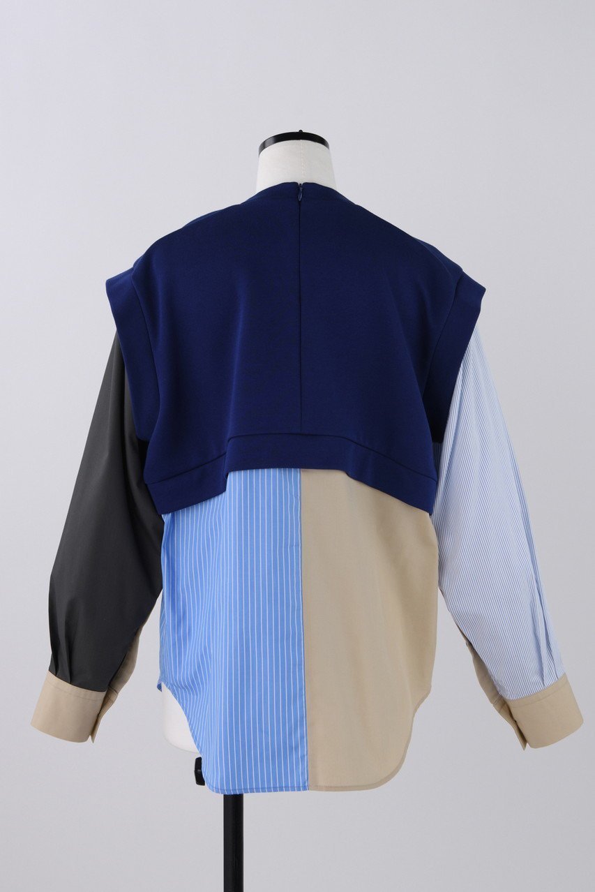 【ナゴンスタンス/nagonstans】のコンパクトダンボール Combi P.O/プルオーバー 人気、トレンドファッション・服の通販 founy(ファニー) 　ファッション　Fashion　レディースファッション　Fashion for Women　トップス・カットソー　Cut & Sew Tops　シャツ・ブラウス・オフィスカジュアル　Elegant Blouses & Button-Ups　ロングTシャツ・Tシャツ　Longline T-Shirts & Tees　カジュアルプルオーバー・ニットトップス　Pullovers & Knit Tops / Casual Pullovers　カットソー・ベーシックTシャツ　Cut-and-Sewn Tops / Stretch Tees & Basics　コンパクト　Compact, Small Size　コンビ　Combo, Combination Style　スリーブ　Sleeve, Long Sleeve / Short Sleeve　ドッキング　Docking, Mixed Material　バランス　Balance, Style Balance　ロング　Long, Long-Length　other-3|ID: prp329100004093581 ipo3291000000032918901