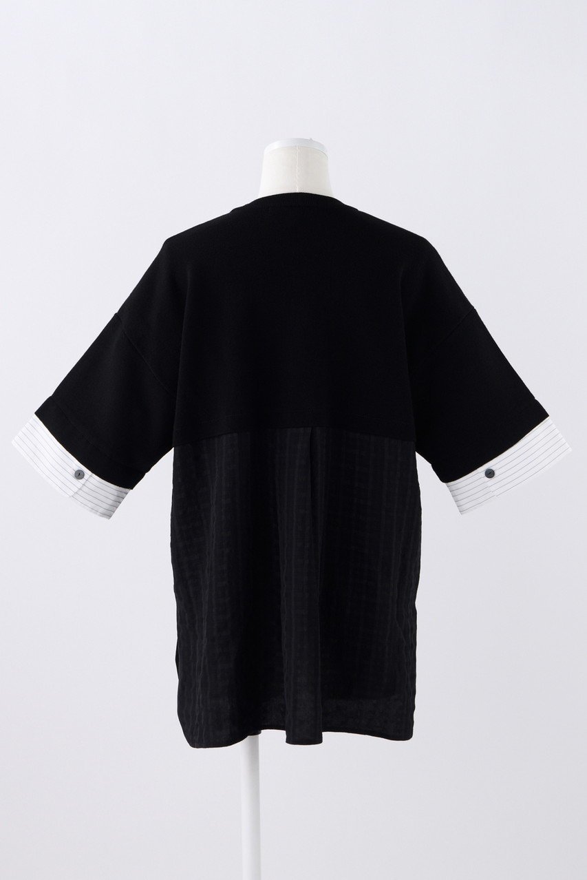 【エンフォルド/ENFOLD】のKnit Combi P.O/プルオーバー 人気、トレンドファッション・服の通販 founy(ファニー) 　ファッション　Fashion　レディースファッション　WOMEN　トップス・カットソー　Tops/Tshirt　ニット　Knit Tops　プルオーバー　Pullover　コンビ　Combination　ドッキング　Docking　バランス　Balance　other-3|ID: prp329100004093588 ipo3291000000031415582