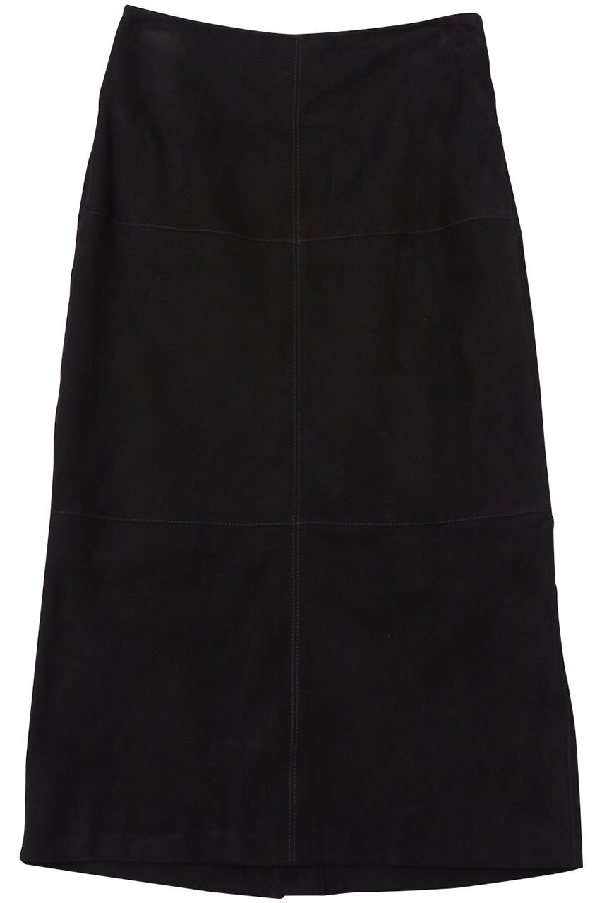 【ザ ストア バイ シー/THE STORE by C】のゴートスエードスカート インテリア・キッズ・メンズ・レディースファッション・服の通販 founy(ファニー) 　ファッション　Fashion　レディースファッション　Fashion for Women　スカート　Skirts　ロングスカート　Long Skirts / Maxi & Midi Skirts　インド　Indian Textile　タイトスカート　Pencil Skirt, Tight Skirt　ロング　Long, Long-Length　ブラック|ID: prp329100004093595 ipo3291000000035814156