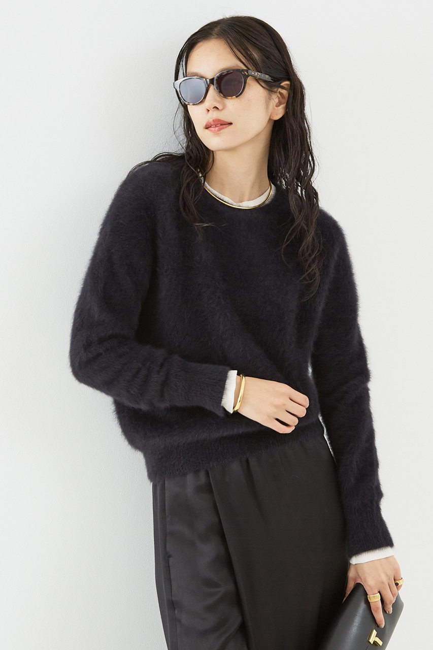 【ザ ストア バイ シー/THE STORE by C】のフォックスカシミヤニットプルオーバー 人気、トレンドファッション・服の通販 founy(ファニー) 　ファッション　Fashion　レディースファッション　Fashion for Women　トップス・カットソー　Cut & Sew Tops　ニット　Knit Tops & Sweaters　カジュアルプルオーバー・ニットトップス　Pullovers & Knit Tops / Casual Pullovers　コンパクト　Compact, Small Size　バランス　Balance, Style Balance　フォックス　Fox, Fox Fur　リュクス　Luxury, Elegant, High-End, Chic　エレガント 上品　Elegant　other-2|ID: prp329100004093596 ipo3291000000035383251