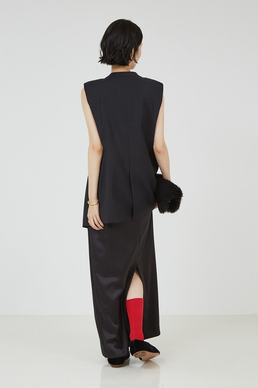 【ザ ストア バイ シー/THE STORE by C】のラウンドヒヨクベスト 人気、トレンドファッション・服の通販 founy(ファニー) 　ファッション　Fashion　レディースファッション　WOMEN　アウター　Coat Outerwear　ジャケット　Jackets　おすすめ　Recommend　なめらか　Smooth　シルク　Silk　ジャケット　Jacket　スタイリッシュ　Stylish　ストレッチ　Stretch　ベスト　Vest　ロング　Long　other-6|ID: prp329100004093599 ipo3291000000031415647