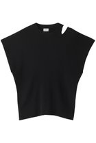 【マノフ/MANOF】のLAYERED THERMAL KNIT TOPS ニット/セーター BLACK|ID:prp329100004093604