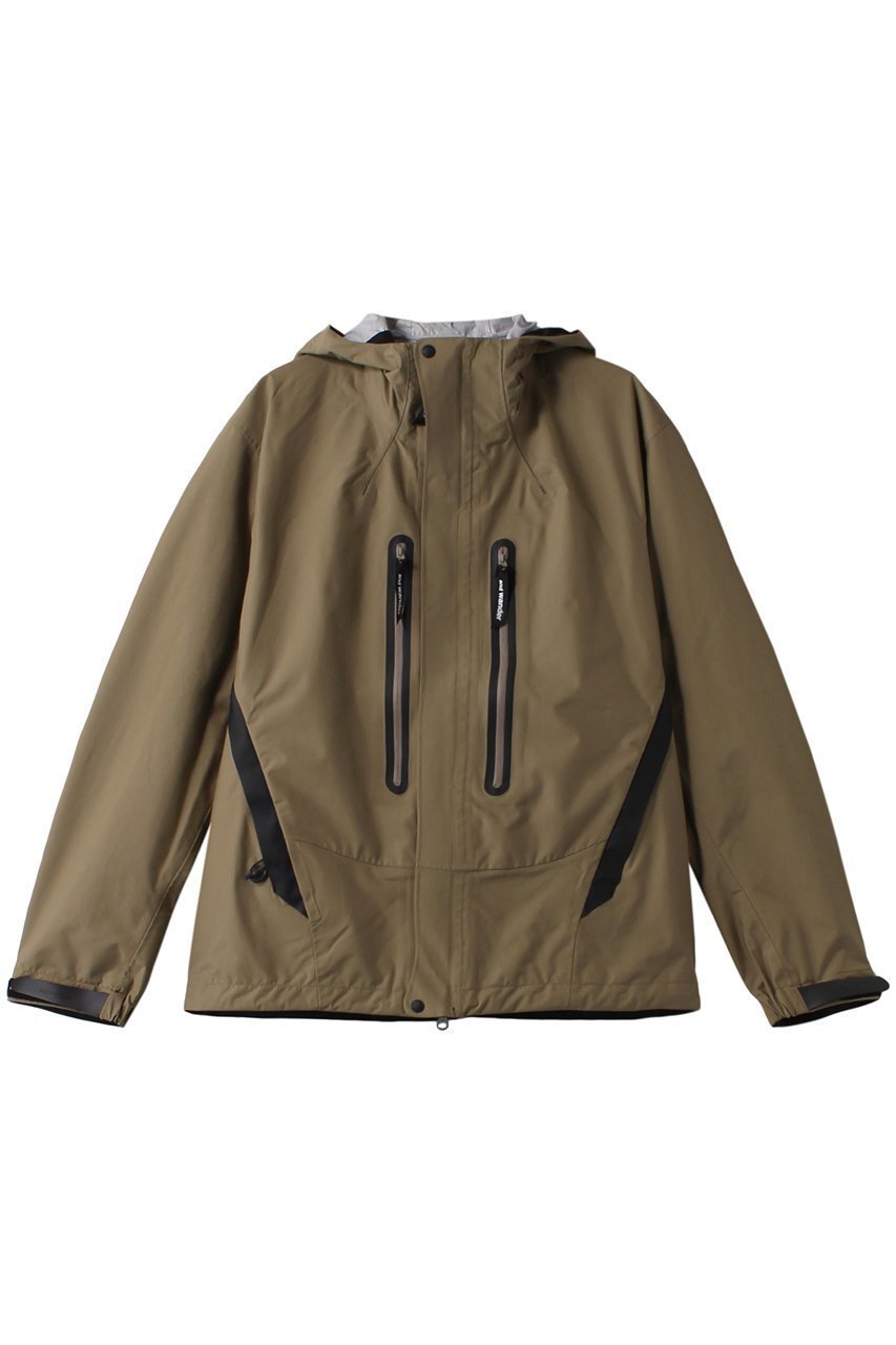 【アンドワンダー/and wander】の【UNISEX】2.5L hiker rain jacket インテリア・キッズ・メンズ・レディースファッション・服の通販 founy(ファニー) 　ファッション　Fashion　レディースファッション　WOMEN　アウター　Coat Outerwear　コート　Coats　ジャケット　Jackets　ユニセックス　Unisex　アウトドア　Outdoor　ポケット　Pocket　定番　Standard　ベージュ|ID: prp329100004093606 ipo3291000000027745841