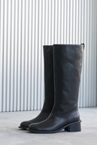 【ランバン オン ブルー/LANVIN en Bleu】のレザーロングブーツ 人気、トレンドファッション・服の通販 founy(ファニー) ファッション Fashion レディースファッション Fashion for Women クラシカル Classical, Vintage-Inspired ストレート Straight, Straight Cut ボトム Bottoms, Lower Wear ロング Long, Long-Length thumbnail ブラック|ID: prp329100004093628 ipo3291000000032866044