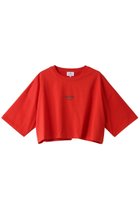 【ランバン オン ブルー/LANVIN en Bleu】のクロップドワンポイントプリントTシャツ 人気、トレンドファッション・服の通販 founy(ファニー) ファッション Fashion レディースファッション WOMEN トップス・カットソー Tops/Tshirt シャツ/ブラウス Shirts/Blouses ロング / Tシャツ T-Shirts カットソー Cut and Sewn クロップド Cropped ショート Short シンプル Simple スリーブ Sleeve トレンド Trend フロント Front thumbnail レッド|ID: prp329100004093631 ipo3291000000027745982