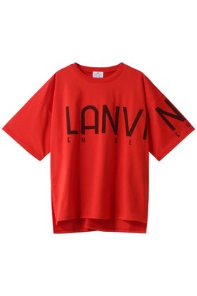 【ランバン オン ブルー/LANVIN en Bleu】のフロッキーロゴプリントTシャツ 人気、トレンドファッション・服の通販 founy(ファニー) ファッション Fashion レディースファッション WOMEN トップス・カットソー Tops/Tshirt シャツ/ブラウス Shirts/Blouses ロング / Tシャツ T-Shirts カットソー Cut and Sewn ショート Short ジャケット Jacket スリーブ Sleeve ハーフ Half プリント Print ベーシック Basic ロング Long |ID:prp329100004093632