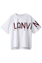 【ランバン オン ブルー/LANVIN en Bleu】のフロッキーロゴプリントTシャツ オフホワイト|ID: prp329100004093632 ipo3291000000027745988