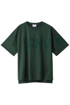 【ランバン オン ブルー/LANVIN en Bleu】のフロッキーロゴプリントTシャツ グリーン|ID:prp329100004093632