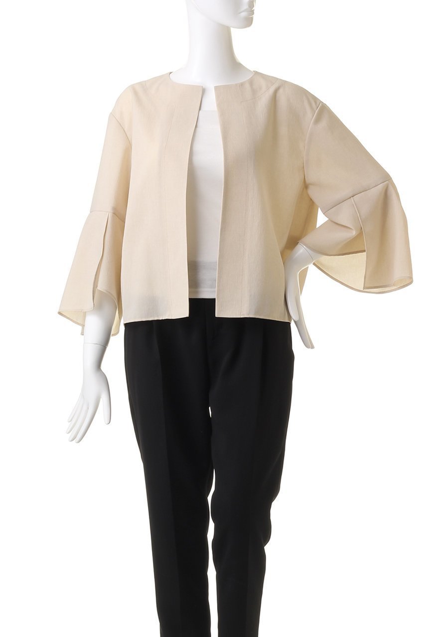 【アドーア/ADORE】のドライタッチトロジャケット 人気、トレンドファッション・服の通販 founy(ファニー) 　ファッション　Fashion　レディースファッション　Fashion for Women　アウター　Coat / Outerwear Collection　レディースジャケット・軽アウター　Jackets　なめらか　Smooth, Silky Texture　ジャケット　Jacket, Outerwear　スリット　Slit, Slit Detail　スリーブ　Sleeve, Long Sleeve / Short Sleeve　ファブリック　Fabric, Textile　エレガント 上品　Elegant　other-2|ID: prp329100004093633 ipo3291000000032945614