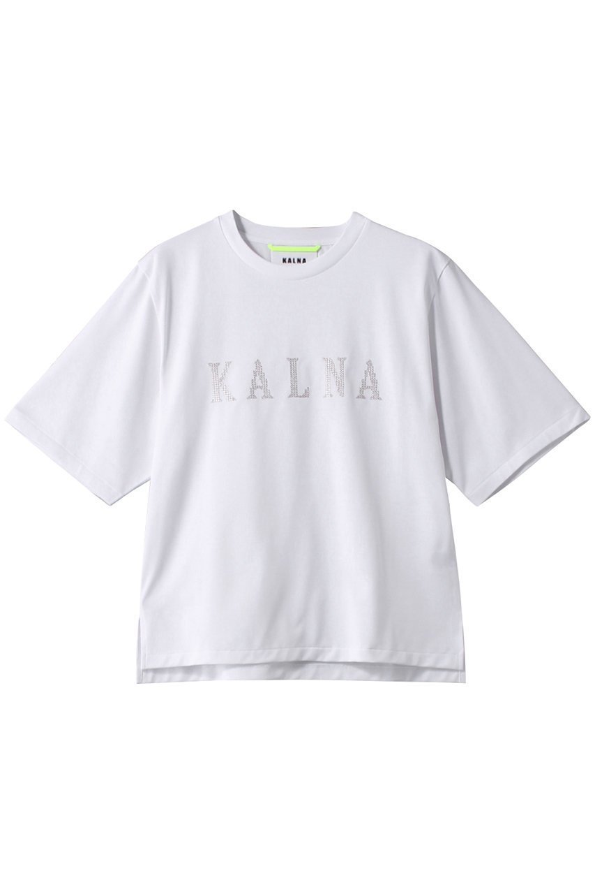 【カルナ/KALNA】のウルティマクロス 刺しゅうロゴTEE 人気、トレンドファッション・服の通販 founy(ファニー) 　ファッション　Fashion　レディースファッション　WOMEN　トップス・カットソー　Tops/Tshirt　シャツ/ブラウス　Shirts/Blouses　ロング / Tシャツ　T-Shirts　カットソー　Cut and Sewn　ショート　Short　スリーブ　Sleeve　 other-1|ID: prp329100004093643 ipo3291000000027746025