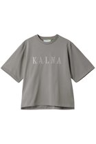 【カルナ/KALNA】のウルティマクロス 刺しゅうロゴTEE ライトグレー|ID:prp329100004093643