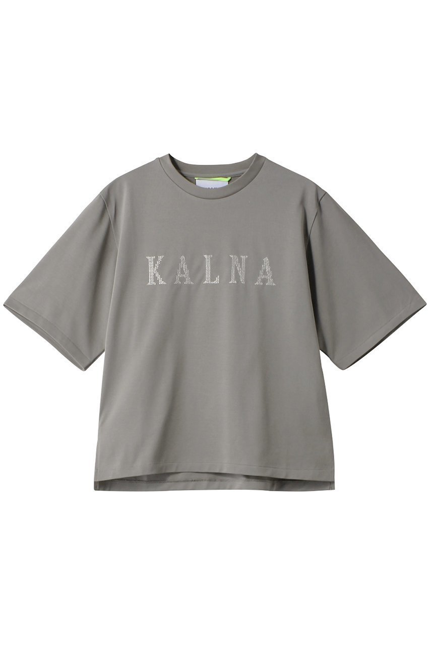 【カルナ/KALNA】のウルティマクロス 刺しゅうロゴTEE インテリア・キッズ・メンズ・レディースファッション・服の通販 founy(ファニー) 　ファッション　Fashion　レディースファッション　WOMEN　トップス・カットソー　Tops/Tshirt　シャツ/ブラウス　Shirts/Blouses　ロング / Tシャツ　T-Shirts　カットソー　Cut and Sewn　ショート　Short　スリーブ　Sleeve　ライトグレー|ID: prp329100004093643 ipo3291000000027746027