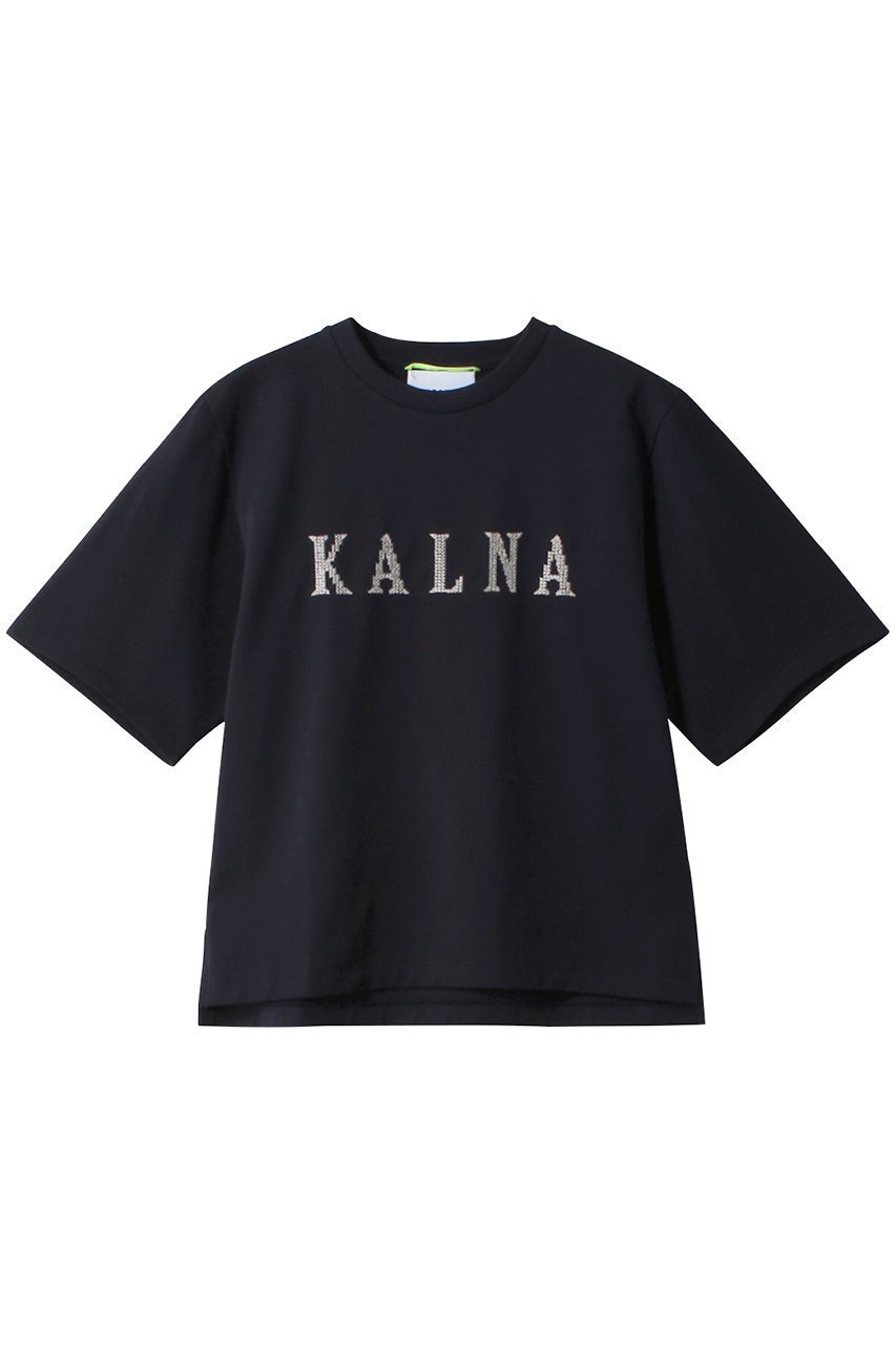 【カルナ/KALNA】のウルティマクロス 刺しゅうロゴTEE インテリア・キッズ・メンズ・レディースファッション・服の通販 founy(ファニー) 　ファッション　Fashion　レディースファッション　WOMEN　トップス・カットソー　Tops/Tshirt　シャツ/ブラウス　Shirts/Blouses　ロング / Tシャツ　T-Shirts　カットソー　Cut and Sewn　ショート　Short　スリーブ　Sleeve　ネイビー|ID: prp329100004093643 ipo3291000000027746028