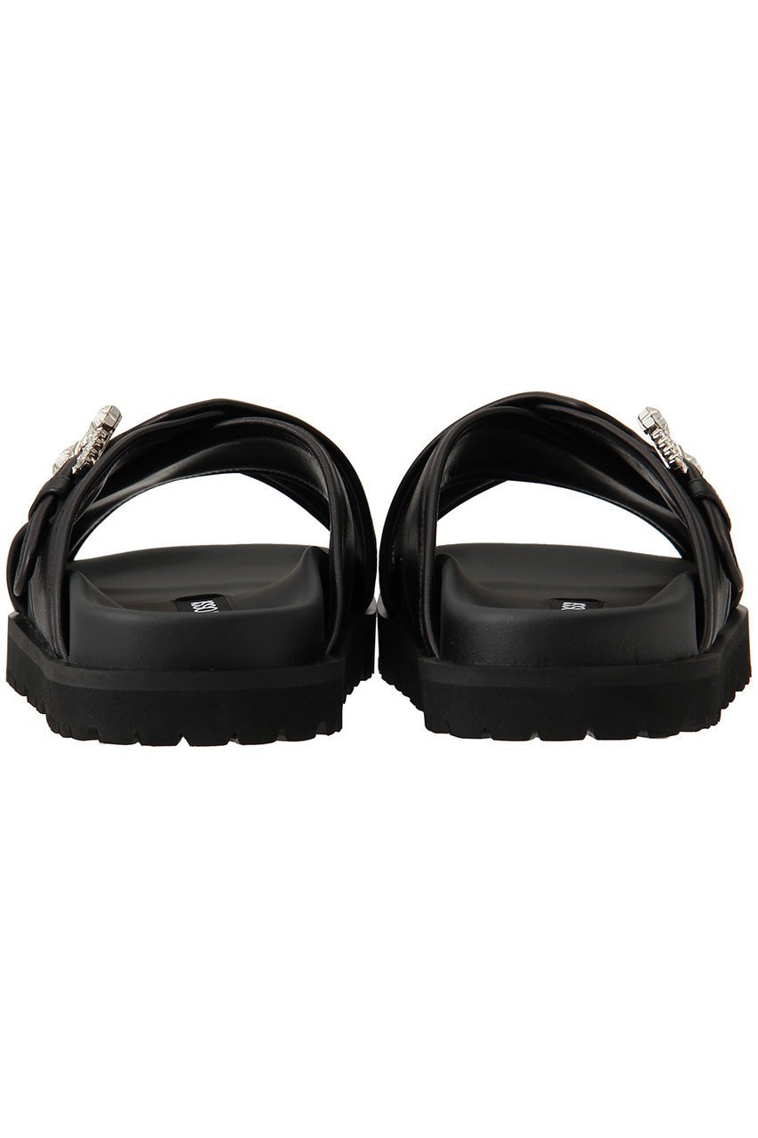 【セルジオ ロッシ/SERGIO ROSSI】のsrTWENTY BUCKLE フラットサンダル 人気、トレンドファッション・服の通販 founy(ファニー) 　ファッション　Fashion　レディースファッション　WOMEN　コレクション　Collection　サンダル　Sandals　ソックス　Socks　フラット　Flat　メタル　Metal　リラックス　Relax　other-3|ID: prp329100004093649 ipo3291000000031382338