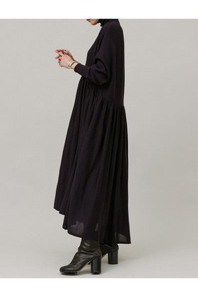 【カレンソロジー/Curensology】のウールハイネックギャザーワンピース 人気、トレンドファッション・服の通販 founy(ファニー) ファッション Fashion レディースファッション WOMEN ワンピース Dress チュニック Tunic おすすめ Recommend なめらか Smooth ギャザー Gather ジャケット Jacket タイツ Tights チュニック Tunic デニム Denim ハイネック High Neck ロング Long 冬 Winter |ID:prp329100004093668