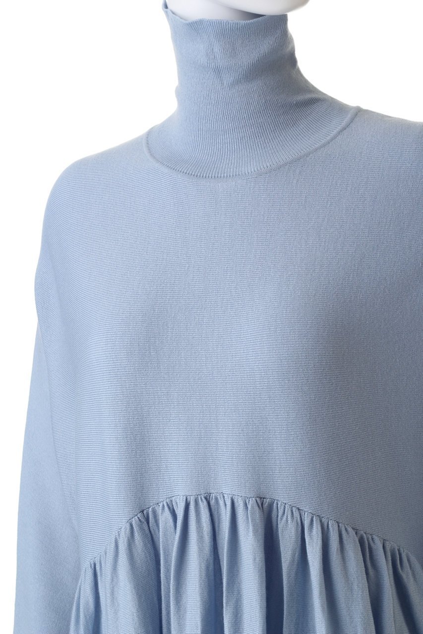 【カレンソロジー/Curensology】のウールハイネックギャザーワンピース 人気、トレンドファッション・服の通販 founy(ファニー) 　ファッション　Fashion　レディースファッション　Fashion for Women　ワンピース　Dresses　チュニック　Tunic Tops & Dresses　おすすめ　Recommended / Our Picks　なめらか　Smooth, Silky Texture　ギャザー　Gathered, Ruffled　ジャケット　Jacket, Outerwear　タイツ　Tights, Legwear　チュニック　Tunic, Long Top　デニム　Denim, Jeans Material　ハイネック　High Neck, Mock Neck　ロング　Long, Long-Length　冬　Winter / This Winter　other-5|ID: prp329100004093668 ipo3291000000032904531
