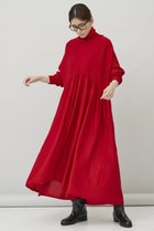 【カレンソロジー/Curensology】のウールハイネックギャザーワンピース 人気、トレンドファッション・服の通販 founy(ファニー) ファッション Fashion レディースファッション Fashion for Women ワンピース Dresses チュニック Tunic Tops & Dresses なめらか Smooth, Silky Texture ギャザー Gathered, Ruffled チュニック Tunic, Long Top ロング Long, Long-Length 再入荷 Restock / Back in Stock 冬 Winter / This Winter 定番 Standard, Basic Item thumbnail レッド|ID: prp329100004093668 ipo3291000000033541289