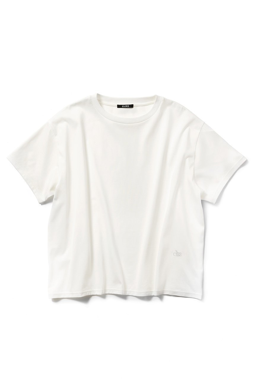 【アロー/aLORS】のT-shirt a manches courtes インテリア・キッズ・メンズ・レディースファッション・服の通販 founy(ファニー) 　ファッション　Fashion　レディースファッション　Fashion for Women　トップス・カットソー　Cut & Sew Tops　シャツ・ブラウス・オフィスカジュアル　Elegant Blouses & Button-Ups　ロングTシャツ・Tシャツ　Longline T-Shirts & Tees　カットソー・ベーシックTシャツ　Cut-and-Sewn Tops / Stretch Tees & Basics　ショート　Short, Short Length　スリーブ　Sleeve, Long Sleeve / Short Sleeve　ホワイト|ID: prp329100004095245 ipo3291000000032915285