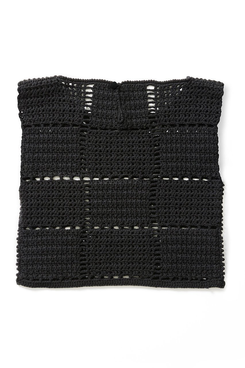 【アロー/aLORS】のHaut en macrame Cocinelle 人気、トレンドファッション・服の通販 founy(ファニー) 　ファッション　Fashion　レディースファッション　Fashion for Women　トップス・カットソー　Cut & Sew Tops　ニット　Knit Tops & Sweaters　カジュアルプルオーバー・ニットトップス　Pullovers & Knit Tops / Casual Pullovers　イタリア　Italy　スクエア　Square, Square Shape　スリーブ　Sleeve, Long Sleeve / Short Sleeve　ノースリーブ　Sleeveless, No-Sleeve　フレンチ　French, French Style　ランダム　Random, Irregular　手編み　Hand-Knitted, Handmade Knit　other-2|ID: prp329100004095247 ipo3291000000032930411