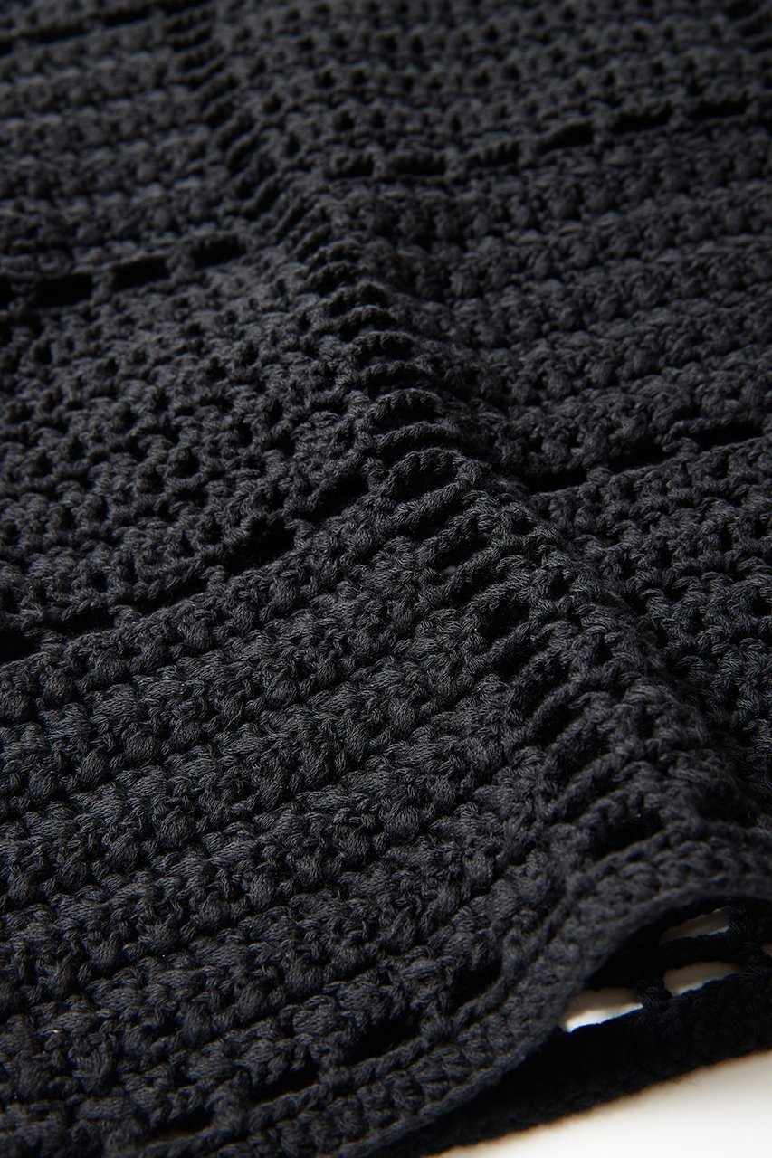 【アロー/aLORS】のHaut en macrame Cocinelle 人気、トレンドファッション・服の通販 founy(ファニー) 　ファッション　Fashion　レディースファッション　Fashion for Women　トップス・カットソー　Cut & Sew Tops　ニット　Knit Tops & Sweaters　カジュアルプルオーバー・ニットトップス　Pullovers & Knit Tops / Casual Pullovers　イタリア　Italy　スクエア　Square, Square Shape　スリーブ　Sleeve, Long Sleeve / Short Sleeve　ノースリーブ　Sleeveless, No-Sleeve　フレンチ　French, French Style　ランダム　Random, Irregular　手編み　Hand-Knitted, Handmade Knit　other-4|ID: prp329100004095247 ipo3291000000032930429