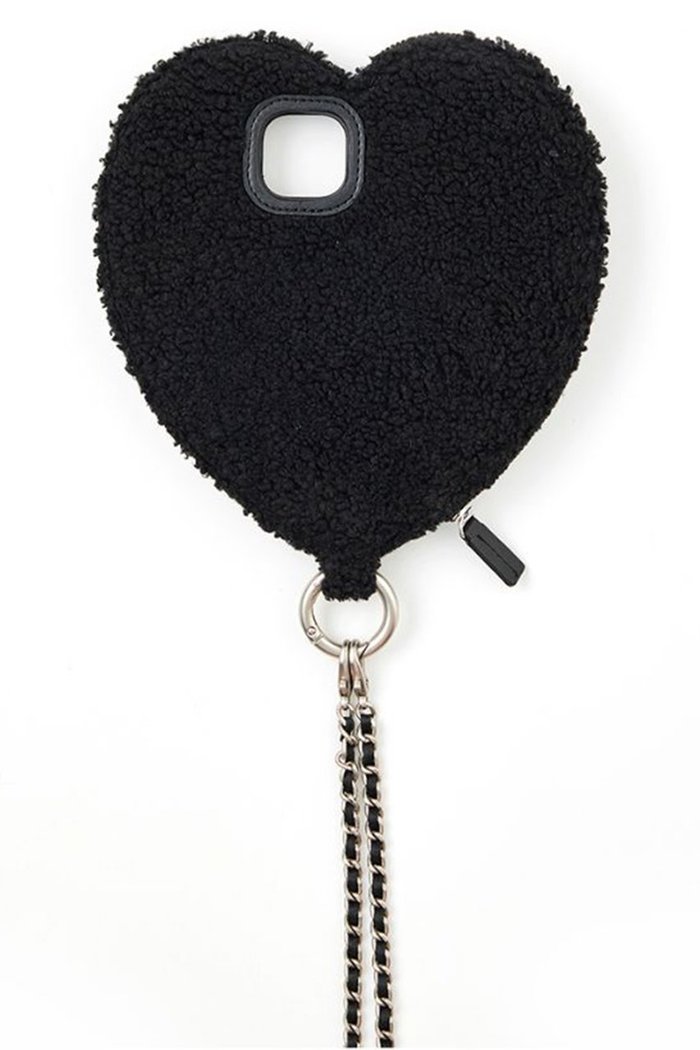 【エジュー/ajew】のiPhone13/13Pro ajew fluffy dress HEARTcase shoulder インテリア・キッズ・メンズ・レディースファッション・服の通販 founy(ファニー) https://founy.com/ ファッション Fashion レディースファッション WOMEN ワンピース Dress ドレス Party Dresses iPhone アイフォーン Iphone スマホケース Phone Case ドッキング Docking モコモコ Fluffy |ID: prp329100004095254 ipo3291000000027764691