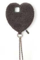 【エジュー/ajew】のiPhone13/13Pro ajew fluffy dress HEARTcase shoulder グレー|ID: prp329100004095254 ipo3291000000032822167