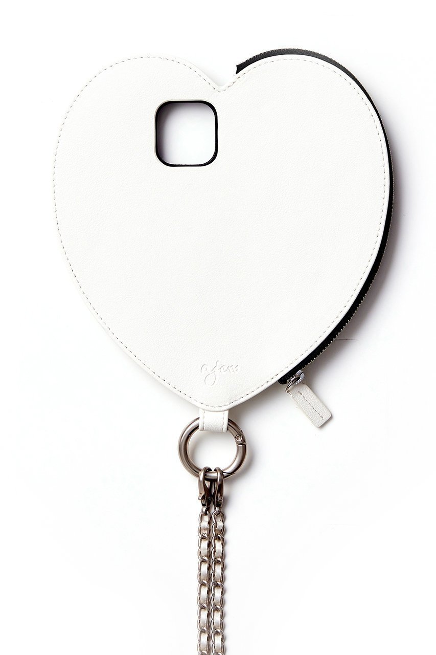 【エジュー/ajew】のiPhone15/15Pro ajew dress HEARTcase shoulder インテリア・キッズ・メンズ・レディースファッション・服の通販 founy(ファニー) 　ファッション　Fashion　レディースファッション　Fashion for Women　ワンピース　Dresses　フォーマル・パーティードレス・結婚式用ドレス　Elegant & Casual Dresses　カメラ　Camera Accessories　コイン　Coin, Coin Design　ショルダー　Shoulder, Shoulder Strap　シリコン　Silicone, Silicone Material　シルバー　Silver, Metallic Silver　チェーン　Chain, Chain Strap　ドッキング　Docking, Mixed Material　手帳　Planner, Notebook　ポケット　Pocket, Pocket Detail　リップ　Lip, Lip Motif　スマホケース　Smartphone Case　iPhone アイフォーン　iPhone　ホワイト|ID: prp329100004095256 ipo3291000000032836664