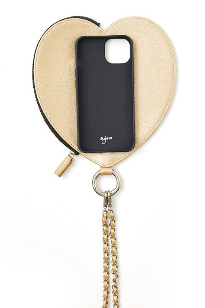 【エジュー/ajew】のiPhone15/15Pro ajew dress HEARTcase shoulder 人気、トレンドファッション・服の通販 founy(ファニー) 　ファッション　Fashion　レディースファッション　Fashion for Women　ワンピース　Dresses　フォーマル・パーティードレス・結婚式用ドレス　Elegant & Casual Dresses　カメラ　Camera Accessories　コイン　Coin, Coin Design　ショルダー　Shoulder, Shoulder Strap　シリコン　Silicone, Silicone Material　シルバー　Silver, Metallic Silver　チェーン　Chain, Chain Strap　ドッキング　Docking, Mixed Material　手帳　Planner, Notebook　ポケット　Pocket, Pocket Detail　リップ　Lip, Lip Motif　スマホケース　Smartphone Case　iPhone アイフォーン　iPhone　other-2|ID: prp329100004095256 ipo3291000000032836688