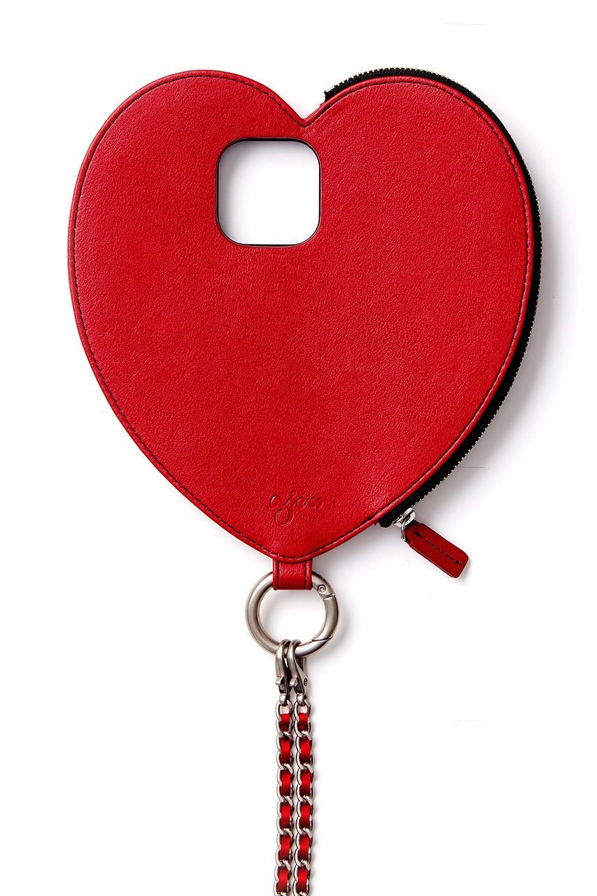 【エジュー/ajew】のiPhone14/14Pro ajew dress HEARTcase shoulder インテリア・キッズ・メンズ・レディースファッション・服の通販 founy(ファニー) 　ファッション　Fashion　レディースファッション　Fashion for Women　ワンピース　Dresses　フォーマル・パーティードレス・結婚式用ドレス　Elegant & Casual Dresses　カメラ　Camera Accessories　コイン　Coin, Coin Design　ショルダー　Shoulder, Shoulder Strap　シリコン　Silicone, Silicone Material　シルバー　Silver, Metallic Silver　チェーン　Chain, Chain Strap　ドッキング　Docking, Mixed Material　手帳　Planner, Notebook　ポケット　Pocket, Pocket Detail　リップ　Lip, Lip Motif　スマホケース　Smartphone Case　iPhone アイフォーン　iPhone　レッド|ID: prp329100004095257 ipo3291000000032836750
