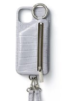 【エジュー/ajew】のiPhone15/15Pro ajew cadenas croco zipphone case shoulder アッシュグレー|ID:prp329100004095260