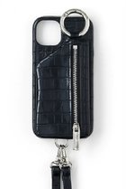 【エジュー/ajew】のiPhone15/15Pro ajew cadenas croco zipphone case shoulder ブラック|ID: prp329100004095260 ipo3291000000035940958