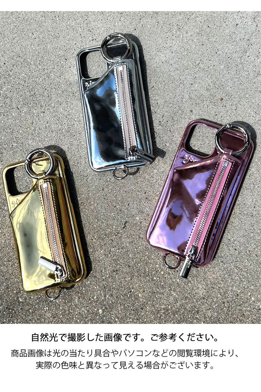 【エジュー/ajew】のiPhone13/13Pro ajew HOLIDAY cadenas zipphone case shoulder 人気、トレンドファッション・服の通販 founy(ファニー) 　ファッション　Fashion　レディースファッション　WOMEN　カメラ　Camera　シルバー　Silver　シンプル　Simple　定番　Standard　ポケット　Pocket　メタル　Metal　iPhone アイフォーン　Iphone　other-7|ID: prp329100004095268 ipo3291000000031415304