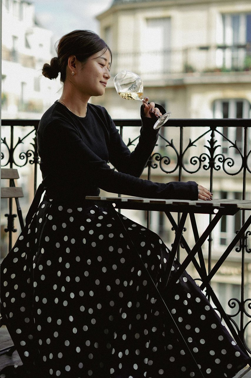 【アロー/aLORS】のJupe Cocinelle 人気、トレンドファッション・服の通販 founy(ファニー) 　ファッション　Fashion　レディースファッション　Fashion for Women　スカート　Skirts　ロングスカート　Long Skirts / Maxi & Midi Skirts　アシンメトリー　Asymmetrical Style　イタリア　Italy　エレガント 上品　Elegant　ドット　Polka Dot, Dot Pattern　ネップ　Nepp, Slub Yarn　ランダム　Random, Irregular　ロング　Long, Long-Length　other-4|ID: prp329100004095310 ipo3291000000032895129