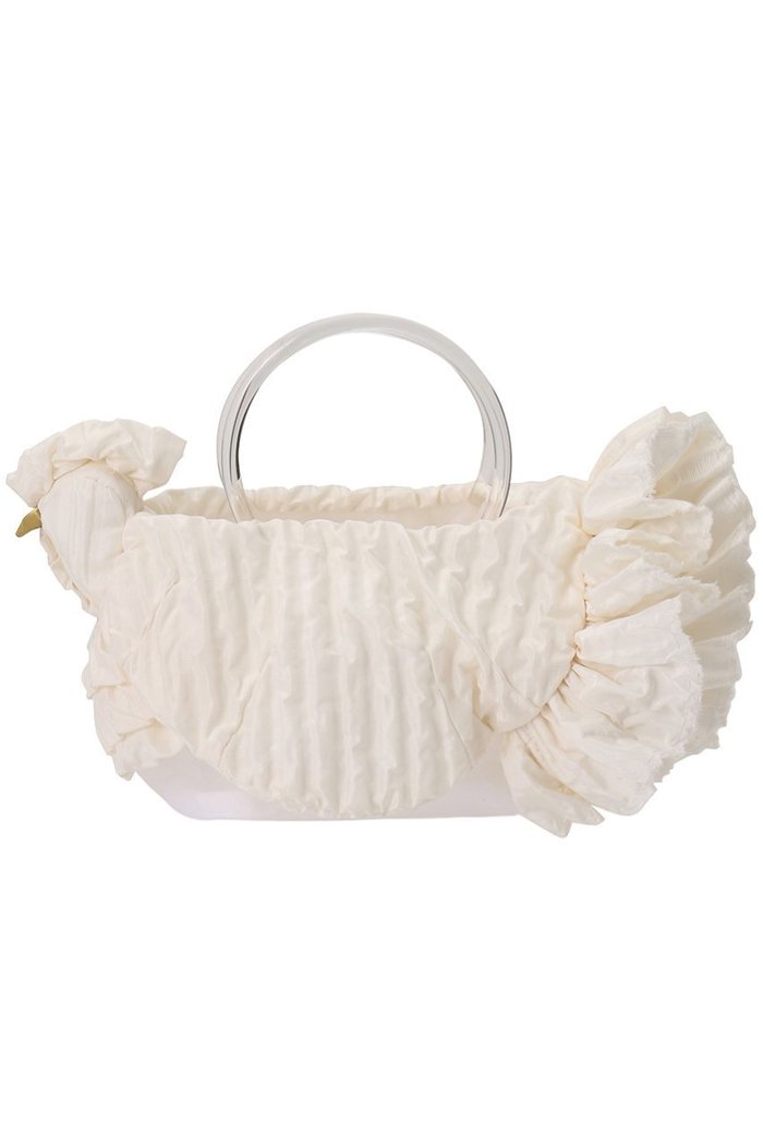 【ラドロー/LUDLOW】のRooster バッグ インテリア・キッズ・メンズ・レディースファッション・服の通販 founy(ファニー) https://founy.com/ ファッション Fashion レディースファッション Fashion for Women バッグ Bags サークル Circle, Round Design パーティ Party, Party Style フリル Frill, Ruffle モチーフ Motif, Design Theme |ID: prp329100004096625 ipo3291000000034952864