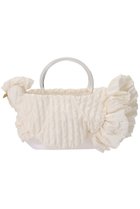 【ラドロー/LUDLOW】のRooster バッグ 人気、トレンドファッション・服の通販 founy(ファニー) ファッション Fashion レディースファッション Fashion for Women バッグ Bags サークル Circle, Round Design パーティ Party, Party Style フリル Frill, Ruffle モチーフ Motif, Design Theme thumbnail アイボリー|ID: prp329100004096625 ipo3291000000034952865