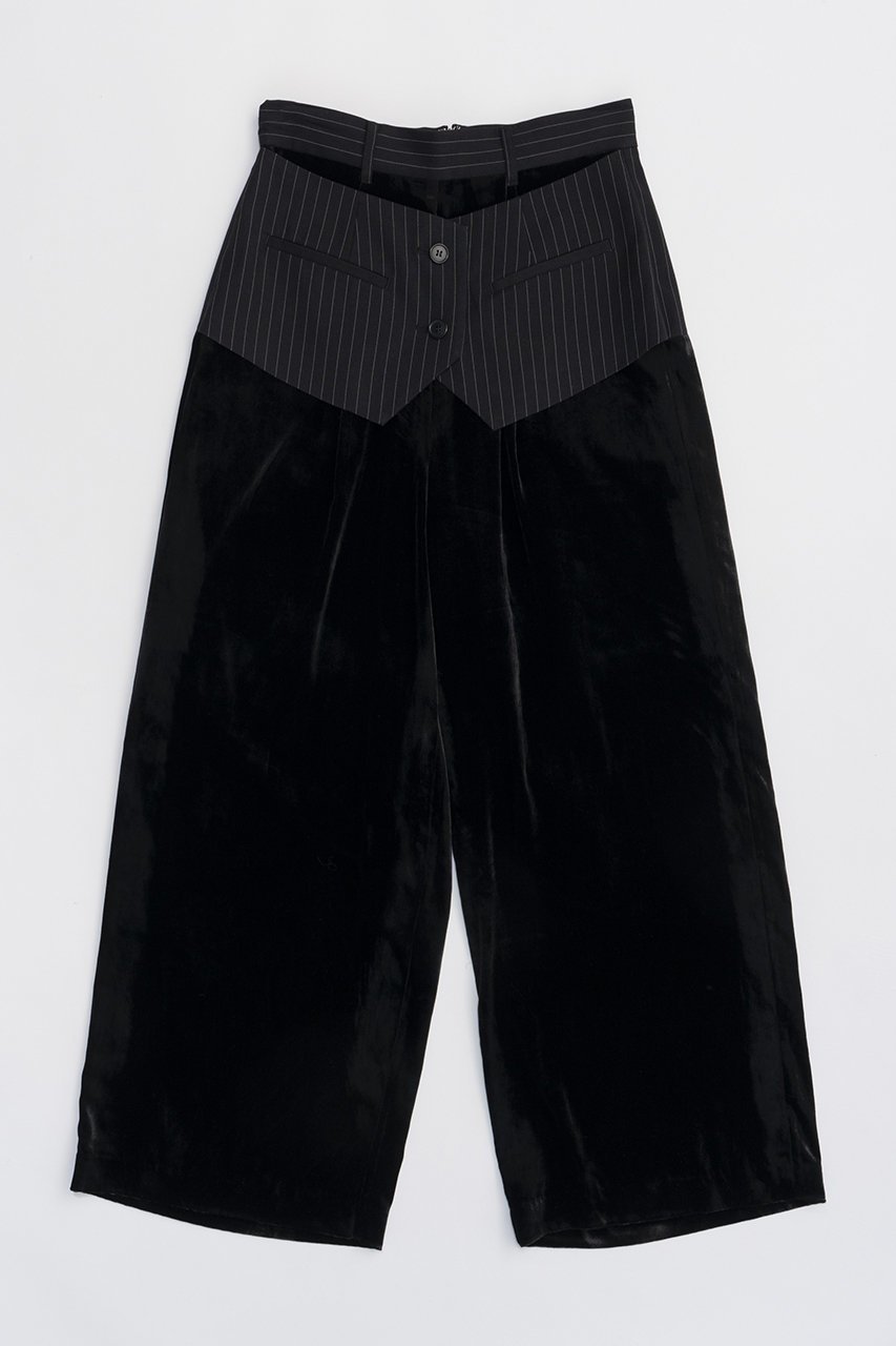 【プランク プロジェクト/PRANK PROJECT】の2WAYジャンプスーツ / 2WAY Jumpsuit 人気、トレンドファッション・服の通販 founy(ファニー) 　ファッション　Fashion　レディースファッション　Fashion for Women　パンツ　Pants & Trousers　コンビ　Combo, Combination Style　ストライプ　Stripe, Striped Pattern　スピンドル　Spindle, Drawcord　スーツ　Suit, Formalwear　ベスト　Vest, Waistcoat　ベルベット　Velvet, Velvety　other-2|ID: prp329100004096652 ipo3291000000032941807