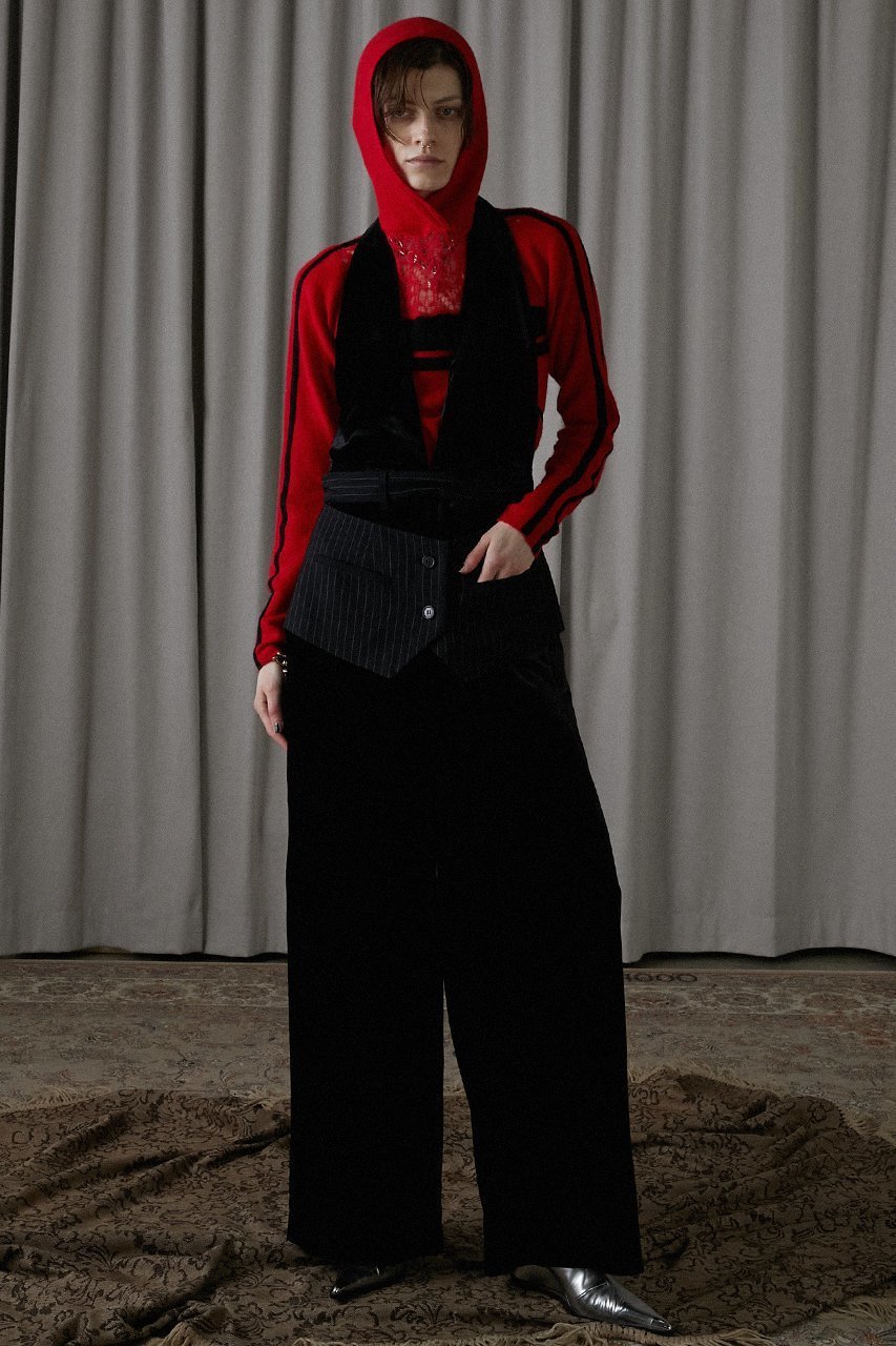 【プランク プロジェクト/PRANK PROJECT】の2WAYジャンプスーツ / 2WAY Jumpsuit 人気、トレンドファッション・服の通販 founy(ファニー) 　ファッション　Fashion　レディースファッション　Fashion for Women　パンツ　Pants & Trousers　コンビ　Combo, Combination Style　ストライプ　Stripe, Striped Pattern　スピンドル　Spindle, Drawcord　スーツ　Suit, Formalwear　ベスト　Vest, Waistcoat　ベルベット　Velvet, Velvety　other-3|ID: prp329100004096652 ipo3291000000032941814