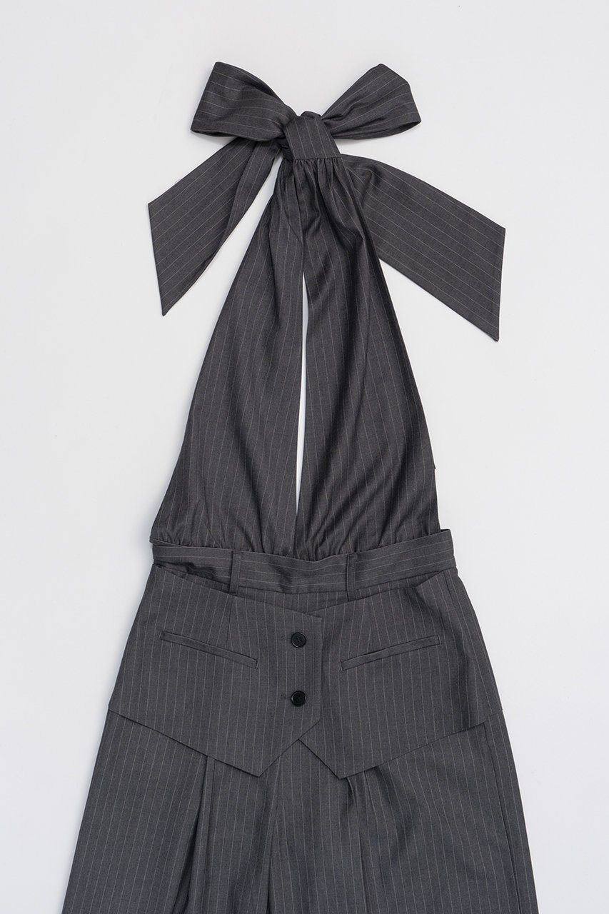 【プランク プロジェクト/PRANK PROJECT】の2WAYジャンプスーツ / 2WAY Jumpsuit 人気、トレンドファッション・服の通販 founy(ファニー) 　ファッション　Fashion　レディースファッション　Fashion for Women　パンツ　Pants & Trousers　コンビ　Combo, Combination Style　ストライプ　Stripe, Striped Pattern　スピンドル　Spindle, Drawcord　スーツ　Suit, Formalwear　ベスト　Vest, Waistcoat　ベルベット　Velvet, Velvety　other-2|ID: prp329100004096652 ipo3291000000035716398