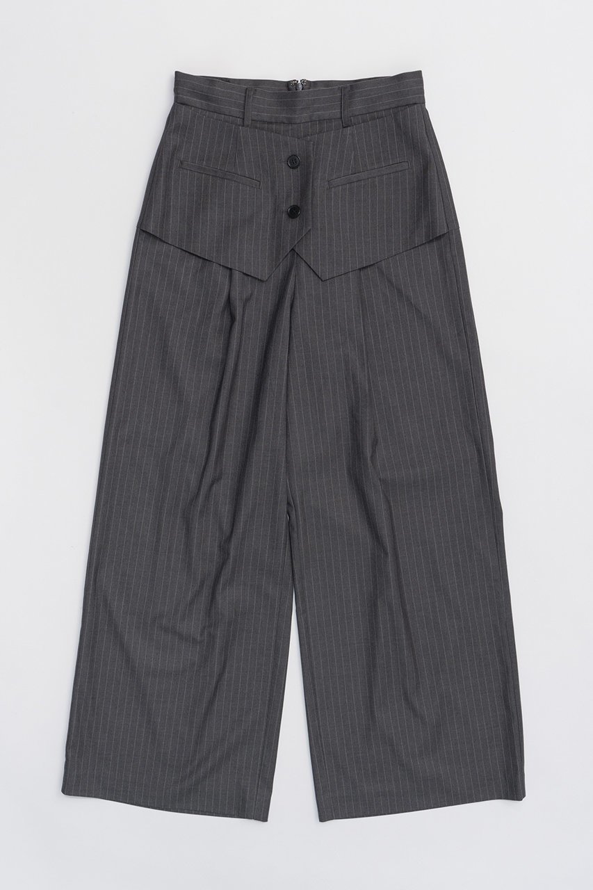 【プランク プロジェクト/PRANK PROJECT】の2WAYジャンプスーツ / 2WAY Jumpsuit 人気、トレンドファッション・服の通販 founy(ファニー) 　ファッション　Fashion　レディースファッション　Fashion for Women　パンツ　Pants & Trousers　コンビ　Combo, Combination Style　ストライプ　Stripe, Striped Pattern　スピンドル　Spindle, Drawcord　スーツ　Suit, Formalwear　ベスト　Vest, Waistcoat　ベルベット　Velvet, Velvety　other-8|ID: prp329100004096652 ipo3291000000035716406