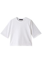 【スタニングルアー/STUNNING LURE】のウルティマコットンTシャツ 人気、トレンドファッション・服の通販 founy(ファニー) ファッション Fashion レディースファッション Fashion for Women トップス・カットソー Cut & Sew Tops シャツ・ブラウス・オフィスカジュアル Elegant Blouses & Button-Ups ロングTシャツ・Tシャツ Longline T-Shirts & Tees カットソー・ベーシックTシャツ Cut-and-Sewn Tops / Stretch Tees & Basics ショート Short, Short Length スリーブ Sleeve, Long Sleeve / Short Sleeve バランス Balance, Style Balance 再入荷 Restock / Back in Stock thumbnail ホワイト|ID: prp329100004096658 ipo3291000000032703147